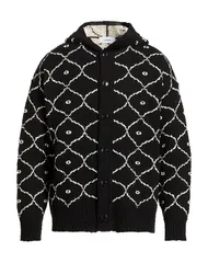 ラルディーニ メンズ アウター カーディガン LARDINI Black ブラックのサムネイル
