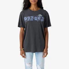 オニール レディース トップス Tシャツ ONeill Womens Retropic Short Sleeve TShirt Washed Black ブラックのサムネイル