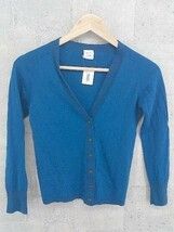 ◇ bulle de savon 100% Wool Long-Sleeve Cardigan FREE Blue * [1002799055154]