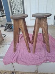 USA VINTAGE 木製ホワイトスツール カウンターチェア ビンテージ 希少 USA VINTAGE 木製ホワイトスツール カウンターチェア ビンテージ希少B