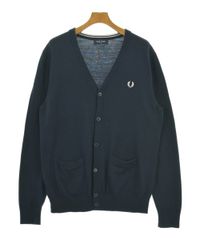 フレッドペリー FRED PERRY カーディガン 刺繍ロゴ 月桂樹 M 紺 - メルカリ