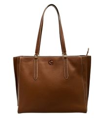COLE HAAN トートバッグ ブラウン 通勤、通学 - メルカリ