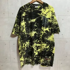 LEFLAH レフラー タイダイ Tシャツ ショートスリーブ カットソー 半袖 トップス XXL ブラック イエロー 黒 黄色 メンズ SU-16-23のサムネイル