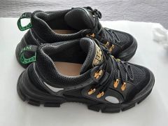 良品】グッチ フラッシュトレック クリスタルビジュ スニーカー 26.5cm