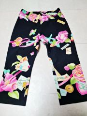 新品！！希少 アルバローザ♥総ロゴストレッチカジュアルパンツ♥当時
