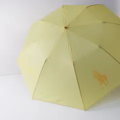 未使用 ポロラルフローレン POLO RALPH LAUREN 折りたたみ傘 軽量 55cm＼イエロー ムーンバット 雨傘【2400014960976】のサムネイル