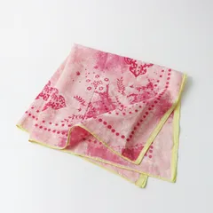 美品 45R フォーティファイブアール インドカディの桜染バンダナ ピンク┃天然染 花柄 フラワー【2400014961164】のサムネイル