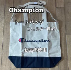 Champion トートバッグ ショルダーバック ベージュ 新品未使用のサムネイル