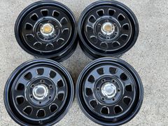 希少】ラディアンス デイトナ風 鉄ホイール 16インチ 7J 4本セット