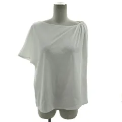 デプレ DES PRES トゥモローランド ジャージツイストカットソー Tシャツ 半袖 ノースリーブ 22-03-92-03503 日本製 コットン ホワイト 白 Sのサムネイル