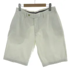 グリーンレーベルリラクシング ユナイテッドアローズ green label relaxing パンツ ショートパンツ ストレッチ コットン混 オフ白 Sのサムネイル