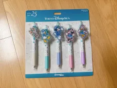 東京ディズニーシー25周年ボールペン（ミッキー、ドナルド、デイジー、チップアンドデール）