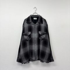 Name. WOOL OMBRE CUT-OFF SHORT SHIRT - メルカリ