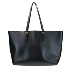 良品 SAINT LAURENT PARIS サンローランパリ レザー トートバッグ イーストウエスト ポーチ付き 604309 ブラック レディース 古着 中古 USEDのサムネイル