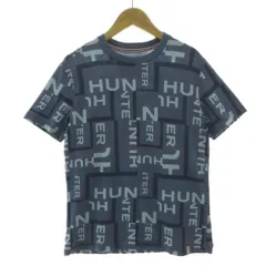 ハンター HUNTER オリジナルロゴＴシャツ WRJ1075JAS 丸首 半袖 コットン ブルー系 青系 水色 ネイビー 紺 XSのサムネイル