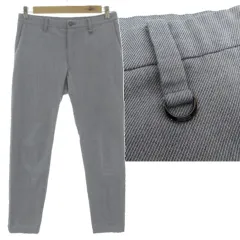 ノーリーズ Nolley's シュテットシュタイン STUTOSTEIN コットンリネンテーパードパンツ 9-0080-2-79-010 スラックス ストレッチ 日本製 ネイビー 紺 ホワイト 白 Lのサムネイル
