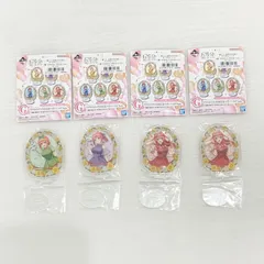一番くじ 五等分の花嫁 五つ子セレブレーション アクリルスタンド2022五つ子バースデイver 中野二乃1個 中野四葉1個 中野五月2個 4点セット