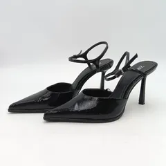 ZARA ザラ ポインテッドトゥ ハイヒール パンプス レディース 36 黒 ブラック D-7-2のサムネイル