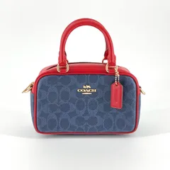 COACH（コーチ） サッチェル クロスボディ 2way CW197 ハンドバッグ ネイビー
