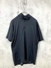 THE NORTH FACE ザノースフェイス NT11710 アウトドア カットソー 高機能半袖ジップ シャツ sizeM/黒 ■◆ メンズ