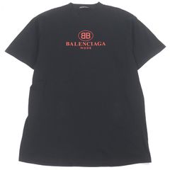 BALENCIAGA BB Logo Print T-ShirtBB - メルカリ