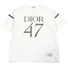 名作！未使用級】ディオール 22AW 47 ナンバリングロゴ tシャツ L相当 