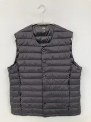 UNIQLO ユニクロ ダウンベスト L ブラック 無地 フードなし