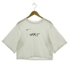 アニエスベー agnes b. SEN9 TS YOKO Tシャツ ロゴプリント クロップド丈 五分袖 日本製 コットン オフ白のサムネイル