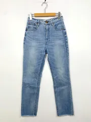 23区 ニジュウサンク カットオフ加工 ＤＥＮＩＭハイライズテーパード デニムパンツ size36/水色  ■■ レディース