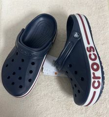 新品 希少 廃盤 crocs front court clog 29cm 紺 - メルカリ