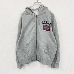 Champion 챔피언 풀 Zip 스웨트 파커 / 후디 아치 프린트 트리코 태그 복각 회색 그레이 M 사이즈 헌옷 [가격 인하 협상 OK!]