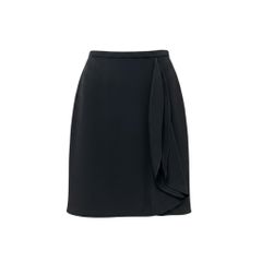 美品☆BOTTEGA VENETA☆ブラックストライプ フレアスカート - メルカリ