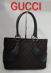 GUCCI プリンシー GGキャンバス ミニボストンバッグ 肩掛け 黒 - メルカリ