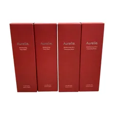 186000 新品未使用 Aurelie オレリー 保湿クレンジングオイル・フェイスウォッシュ 4点まとめ売り