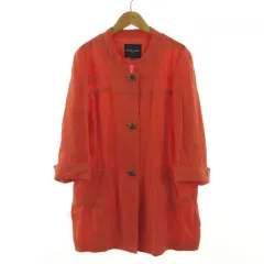 ピエールカルダン Pierre Cardin コート ステッチ リネン系 オレンジ 160のサムネイル