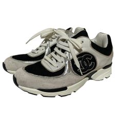 CHANEL 2023AW カーフスキン ローカットスニーカー 37 - メルカリ
