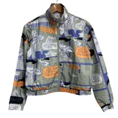 美品 adidas originals アディダスオリジナルス R.Y.V. トラックジャケット GN4262 サイズM グリーン レディース 古着 中古 USED