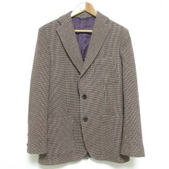 JUN MEN (L) ヘリボーンツイードジャケット エルボーパッチ クラシカル 