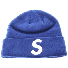 SUPREME (シュプリーム) 17AW ×New Era S Logo Beanie ニューエラ S ロゴ ビーニー ニット帽 ブルー