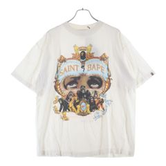 セントマイケル25AW新作APEコラボBAPE SS TEE 白 M 美品 - メルカリ
