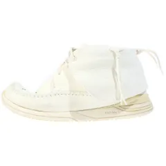 VISVIM (ヴィスヴィム) FBT LHAMO-FOLK スエードレザー モカシン シューズ ホワイトのサムネイル