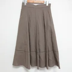 美品 Rene ルネ フレアロングスカート 6124150 サイズ36 ベージュ レディース 古着 中古 USEDのサムネイル