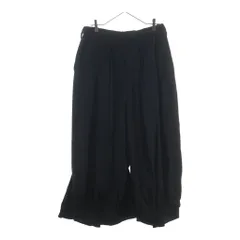 Yohji Yamamoto POUR HOMME (ヨウジヤマモト プールオム) 19AW KARASU PANTS タックデザイン カラスパンツ ショーツ ブラック HC-P79-223のサムネイル
