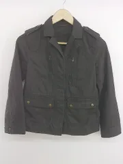 ◇ MACPHEE マカフィー フロントボタン オープンカラー 長袖 ブルゾン サイズ36 ブラック系 レディース P  【中古】 【1208290001755】のサムネイル