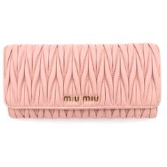 miumiu 長財布 マテラッセ 折り財布 ギャランティ付き 5MH109 - メルカリ
