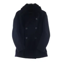GUCCI (グッチ) 13AW Black Persian Lamb Pea Coat ブラック ペルシャン ラム ファー付き ピーコート ジャケット ブラック 324156 Z6711のサムネイル