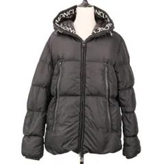 美品 22AW MONCLER モンクレール MONTCLA モンクラ フーデッド ダウンジャケット ブルゾン I20911B56900 サイズ4 ブラック メンズ 古着 中古 USEDのサムネイル
