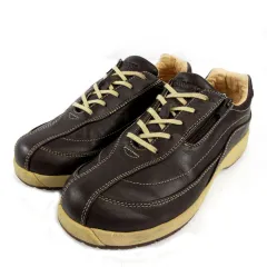 エレッセ ellesse ウォーキングシューズ 005008 スニーカー サイドファスナー ブラウン 茶 23.5のサムネイル