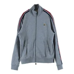 MONCLER (モンクレール) アームリフレクティブトリコロールライン トラックジャケット スウェットジップアップ F20918G75300 グレーのサムネイル
