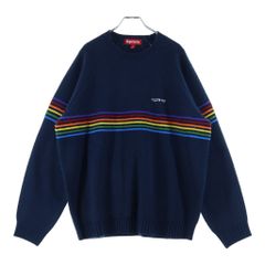 supreme Raised Stripe Sweater M - メルカリ